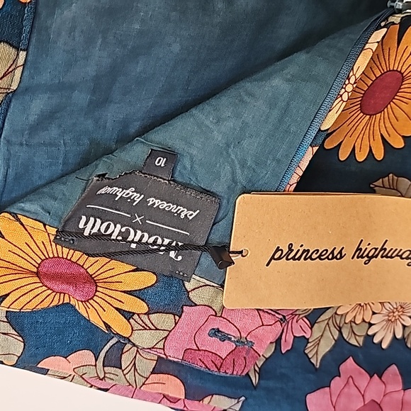 Cotton, Skirt, Casual, Summer, Flower, Mini, Vacation, Earthy, Girly, Nwt - Picture 3 of 5